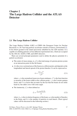 The Large Hadron Collider and the ATLAS Detector