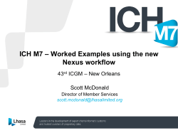 ICH M7 &ndash; Worked Examples using the new Nexus workflow