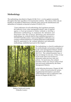 Methodology - Florida Department of Environmental Protection