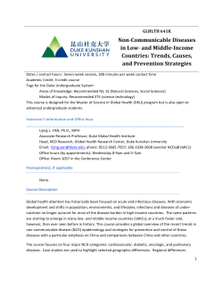 Syllabus - Duke Kunshan University