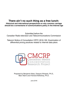 There ain`t no such thing as a free lunch