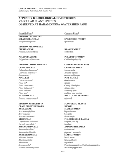 HWP Master Plan Section Appendix B