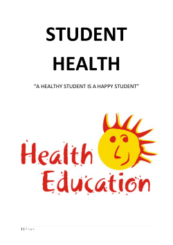 STUDENT HEALTH - University College Dublin