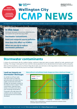 WCC ICMP newsletter issue 4 - November 2015