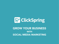 GROW YOUR BUSINESS - Roseville Chamber of Commerce
