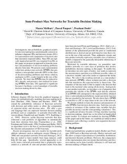 Sum-Product-Max Networks for Tractable Decision Making