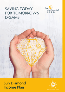 SAVING TODAY FOR TOMORROW`S DREAMS