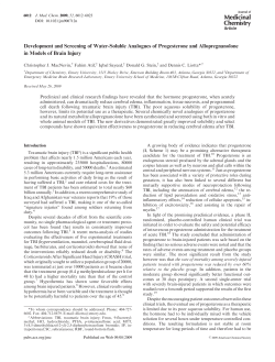 Development and Screening of Water-Soluble