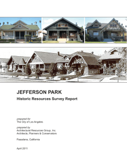 Jefferson Park Report 2