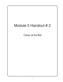Mod 5 Handout 2 - Educational Impact