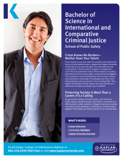 Bachelor of Science in International and