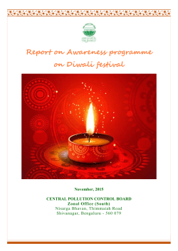 Deepawali Awareness Report 2015