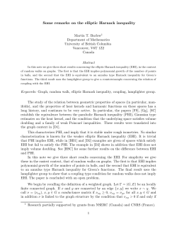 Some remarks on the elliptic Harnack inequality