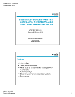 ESSENTIALLY DERIVED VARIETIES