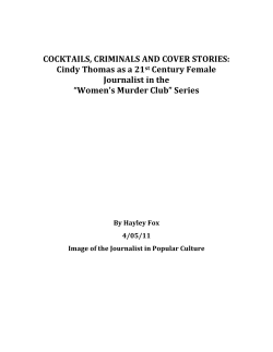 Submission Hayley Fox Women`s Murder Club