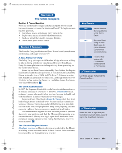 Section 3 The Crisis Deepens