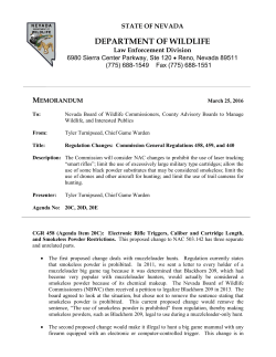 Nevada Department of Wildlife