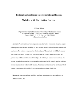 Estimating Nonlinear Intergenerational Income Mobility with