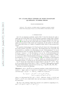 On 2-Class field towers of some imaginary quadratic number fields