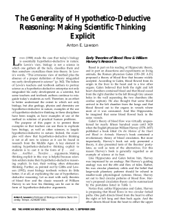 The Generality of Hypothetico-Deductive