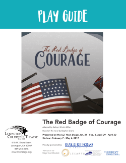 The Red Badge of Courage - Lexington Children`s Theatre