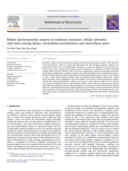Robust synchronization analysis in nonlinear stochastic cellular