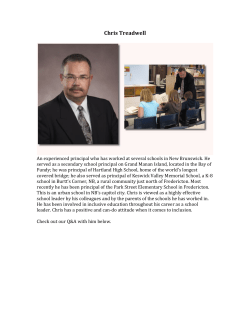 Chris Treadwell - Inclusive Education Canada