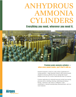 anhydrous ammonia cylinders