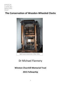 Flannery M Report 2015 FINAL - Winston Churchill Memorial Trust