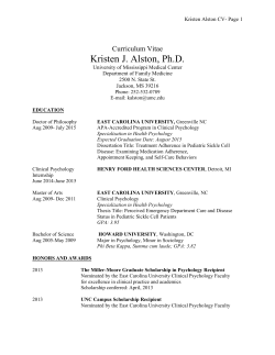 Kristen J. Alston, Ph.D.