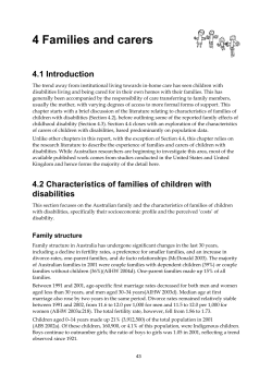 Publication--DIS--Children with disabilities in Australia