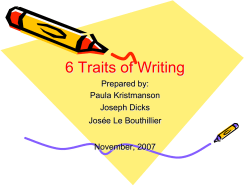 6 Traits of Writing