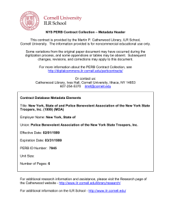 New York, State of and Police Benevolent Association of the New