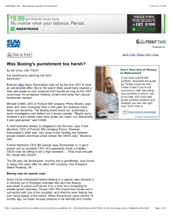 USATODAY.com - Was Boeing`s punishment too harsh?