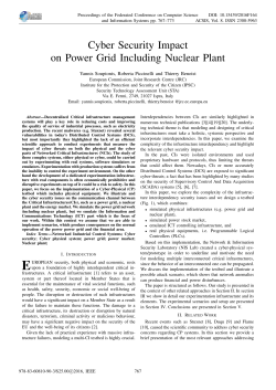 Cyber Security Impact on Power Grid Including Nuclear Plant