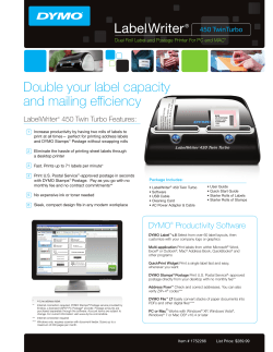 LabelWriter 450 TwinTurbo