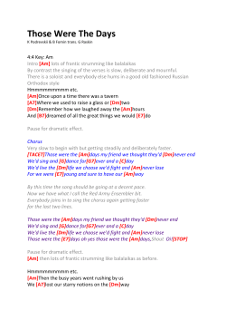 Those Were The Days - Russian Arrangement