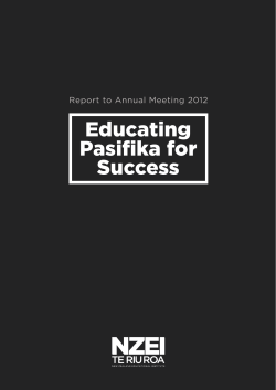 Educating Pasifika for Success