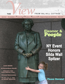 People - The Eleanor Roosevelt Val