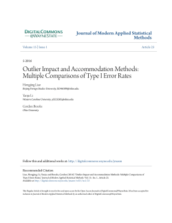 Outlier Impact and Accommodation Methods: Multiple Comparisons