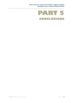 Strategic review of a Newnes Plateau Corridor