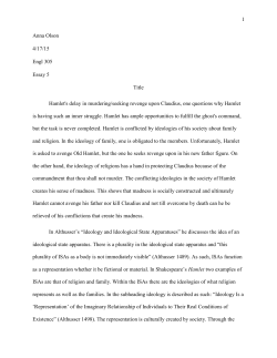 Social Critique Peer Review Draft