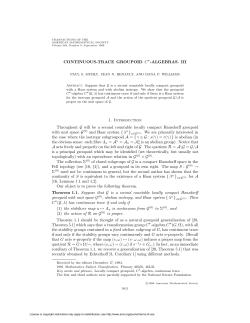 CONTINUOUS-TRACE GROUPOID C