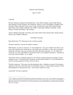 2015-2016 Meeting Minutes - UC Hastings College of the Law
