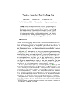 Tracking Heaps that Hop with Heap-Hop
