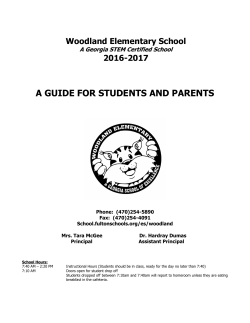 a guide for students and parents
