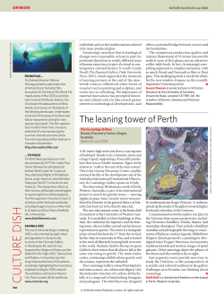 The leaning tower of Perth