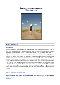 European cooperation project &ldquo;EUphonic Girls&rdquo;