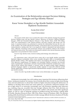 An Examination of the Relationship amongst