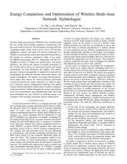 Energy Comparison and Optimization of Wireless